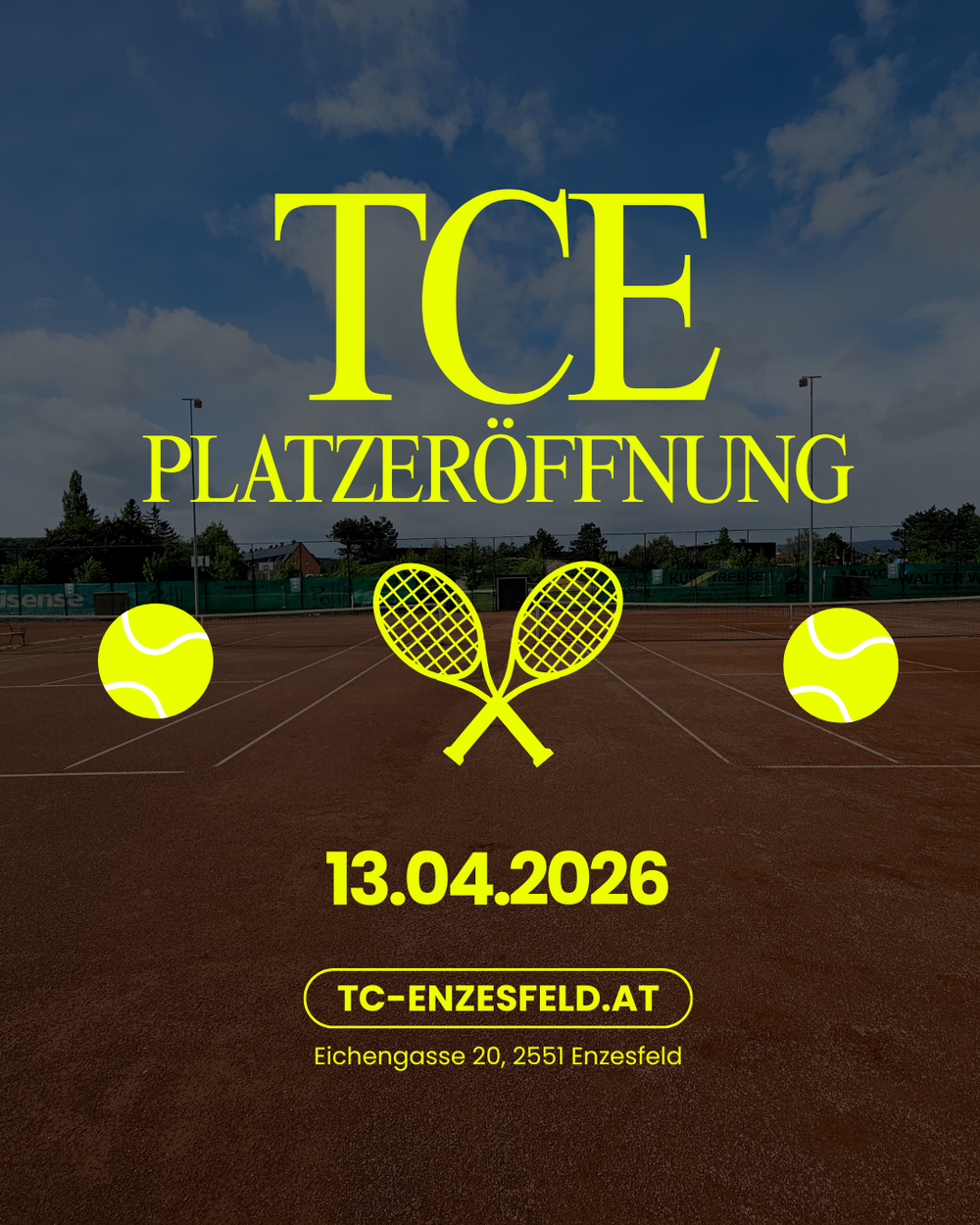 Start der Freiluftsaison 2026 beim TC Enzesfeld
