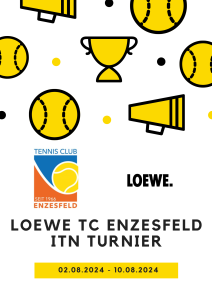 Einladung zum Tennisturnier beim TC Enzesfeld